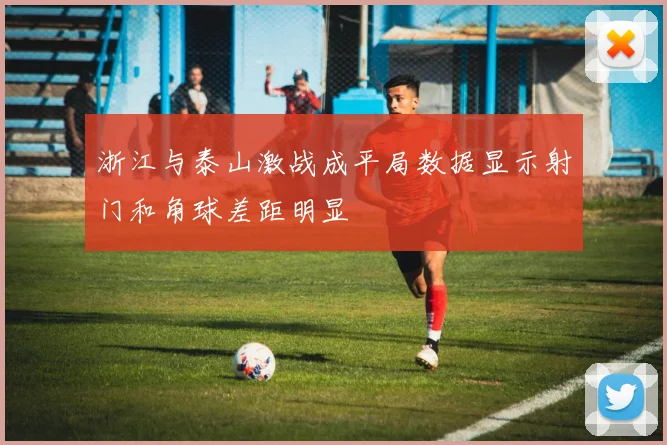 浙江与泰山激战成平局数据显示射门和角球差距明显